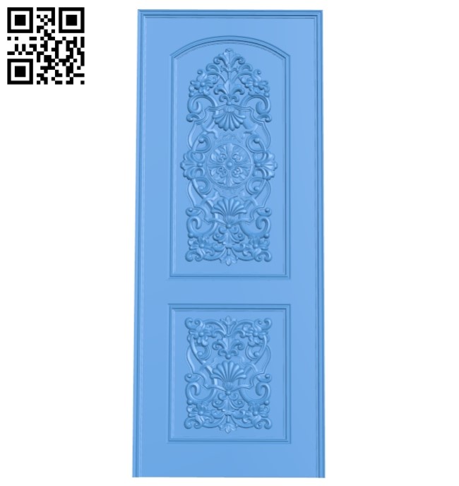 Door pattern design A003924 wood carving file stl free 3d model download for CNC