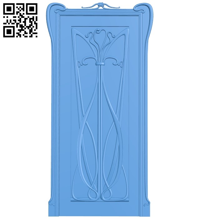 Door pattern design A004022 wood carving file stl free 3d ...