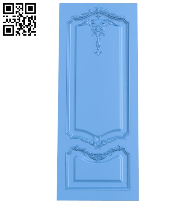 Door pattern design A004027 wood carving file stl free 3d model download for CNC