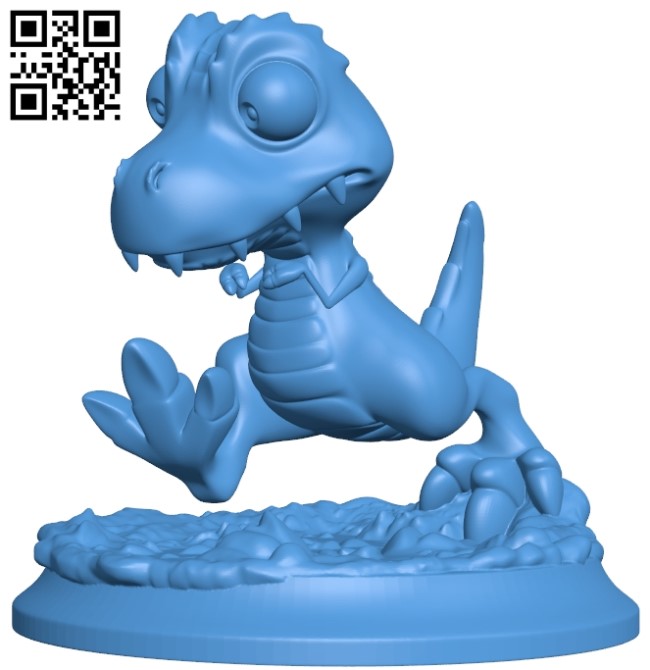 Dragon Dino Trex B005662 download free stl files 3d model for 3d printer and CNC carving