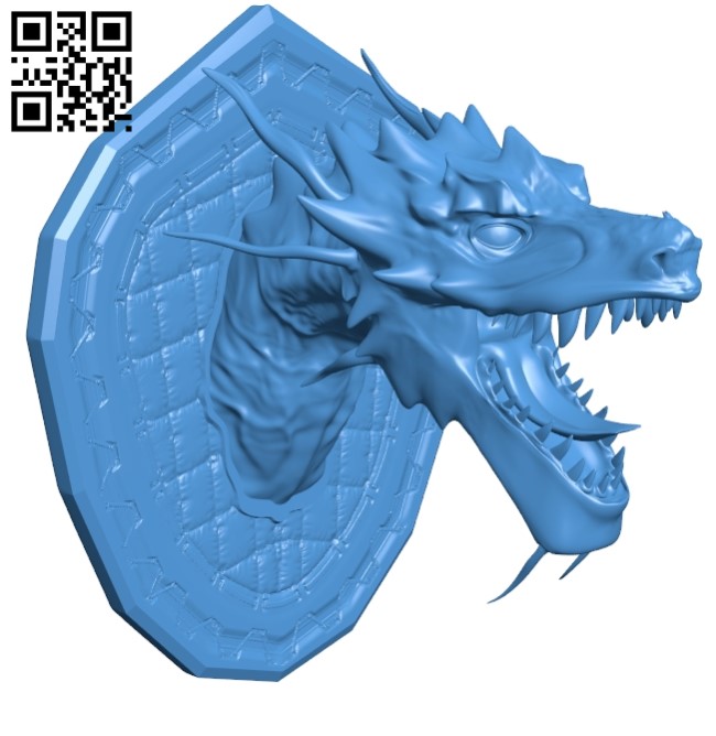 Dragon trophy B005419 file stl free download 3D Model for CNC and 3d printer