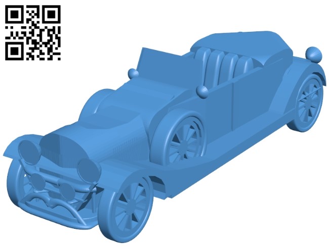 Duesenberg Car Model J B005425 file stl free download 3D Model for CNC and 3d printer