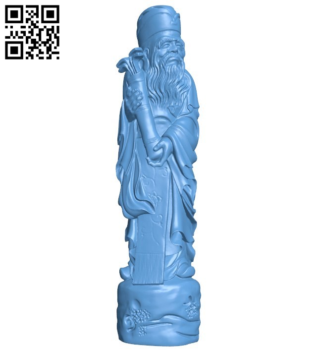 Eastern religious statue B005775 download free stl files 3d model for 3d printer and CNC carving