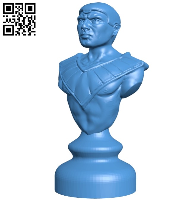 Egypt chess set - Pawn B005445 file stl free download 3D Model for CNC and 3d printer
