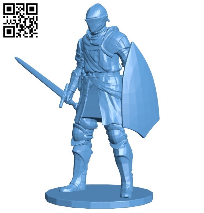 Elite knight dark souls B005749 download free stl files 3d model for 3d printer and CNC carving