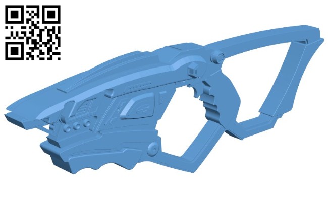 Energy machine gun B005766 download free stl files 3d model for 3d printer and CNC carving