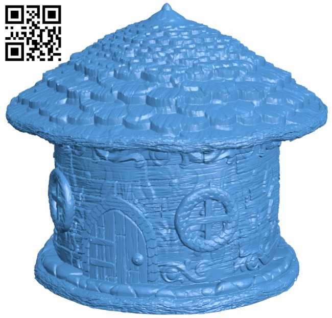 Fairy House B005414 file stl free download 3D Model for CNC and 3d printer