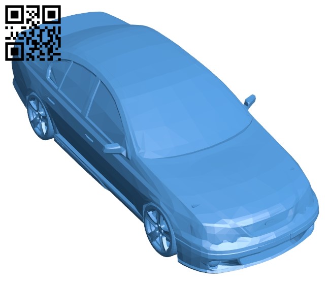 Ford ba keyring B005551 download free stl files 3d model for 3d printer and CNC carving