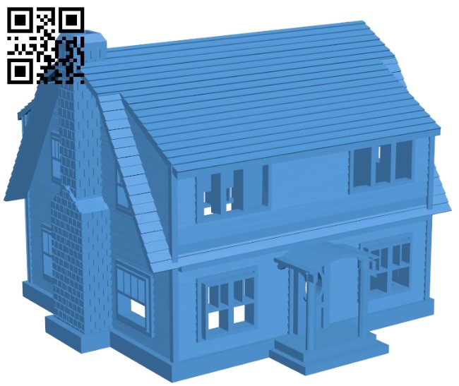Freddy house B005573 download free stl files 3d model for 3d printer and CNC carving