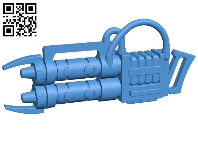 Gauss gun B005595 download free stl files 3d model for 3d printer and CNC carving