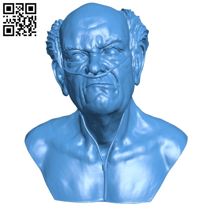 Gektor head B005680 download free stl files 3d model for 3d printer and CNC carving