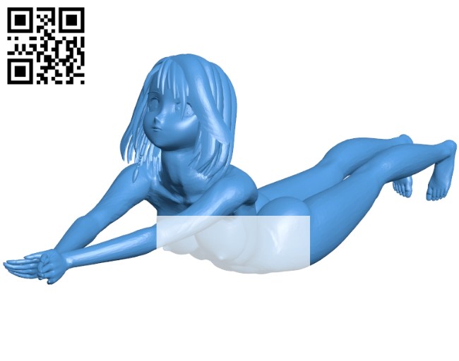 Girl yoga B005471 file stl free download 3D Model for CNC and 3d printer