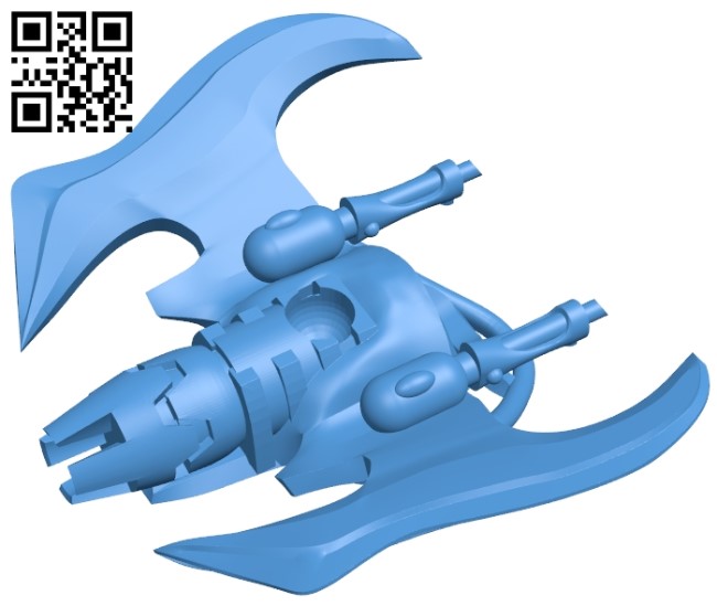 Glider ship B005529 free download stl file 3D Model for CNC and 3d printer