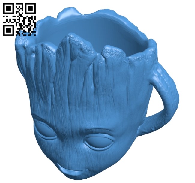 Groot cup B005545 download free stl files 3d model for 3d printer and CNC carving