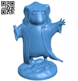 Guinea Pid – Jedi B005550 download free stl files 3d model for 3d printer and CNC carving