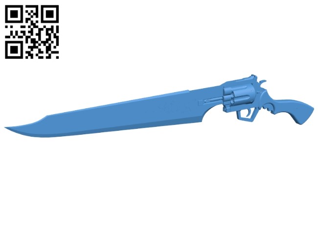 Guns and swords B005370 file stl free download 3D Model for CNC and 3d printer