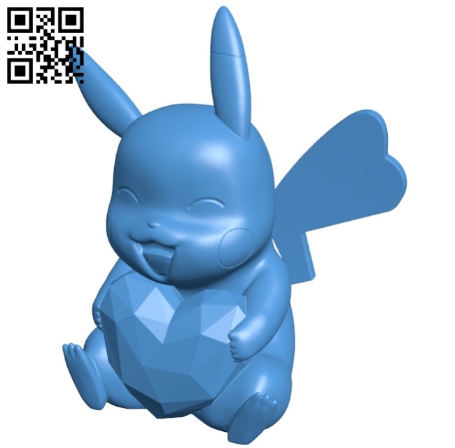 STL file PIKACHU - POKEMON - FUNKO 🐉・3D printer model to download・Cults