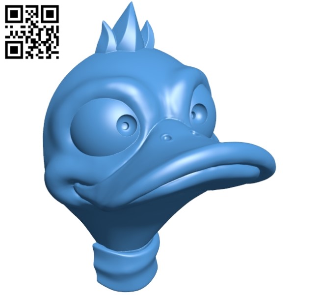 Head duck hanger B005337 file stl free download 3D Model for CNC and 3d printer