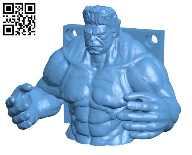 Hulk hanger B005751 download free stl files 3d model for 3d printer and CNC carving