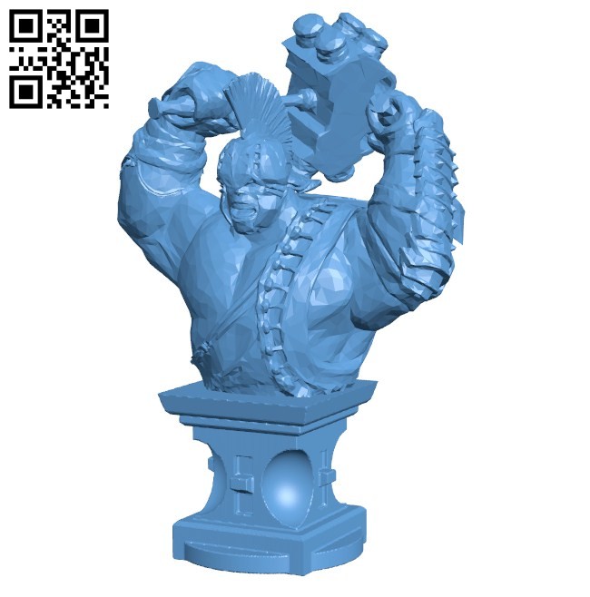 Hulkrem B005754 download free stl files 3d model for 3d printer and CNC carving