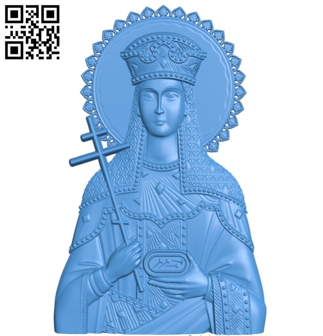 Icon Saint Equal A003849 wood carving file stl free 3d model download for CNC