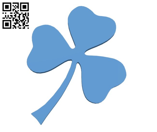 Irish clover B005755 download free stl files 3d model for 3d printer and CNC carving