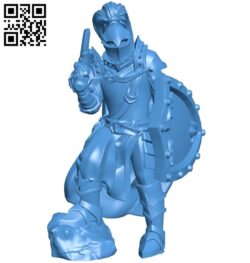 Knight shield B005606 download free stl files 3d model for 3d printer and CNC carving