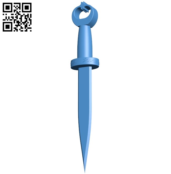 Loki dagger B005327 file stl free download 3D Model for CNC and 3d printer