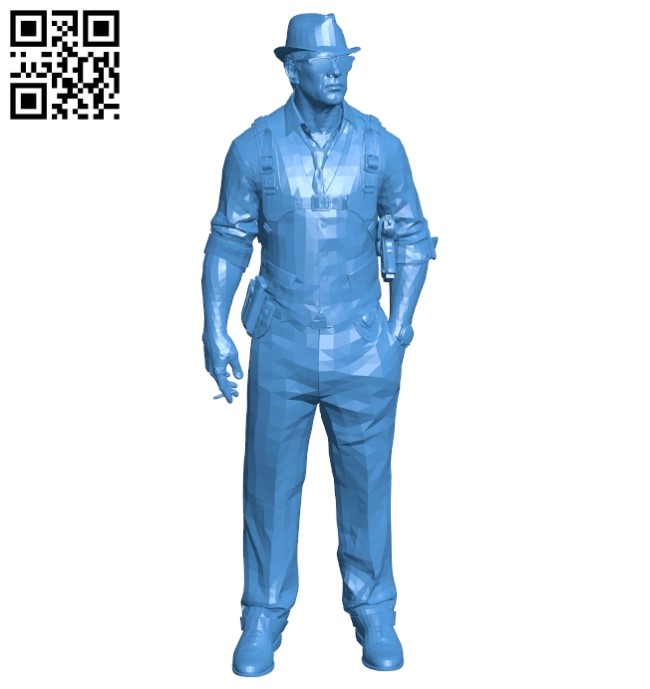 Man agent B005427 file stl free download 3D Model for CNC and 3d printer