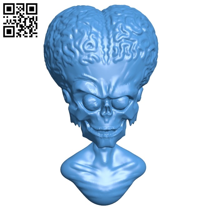 Mars Attacks B005572 download free stl files 3d model for 3d printer and CNC carving