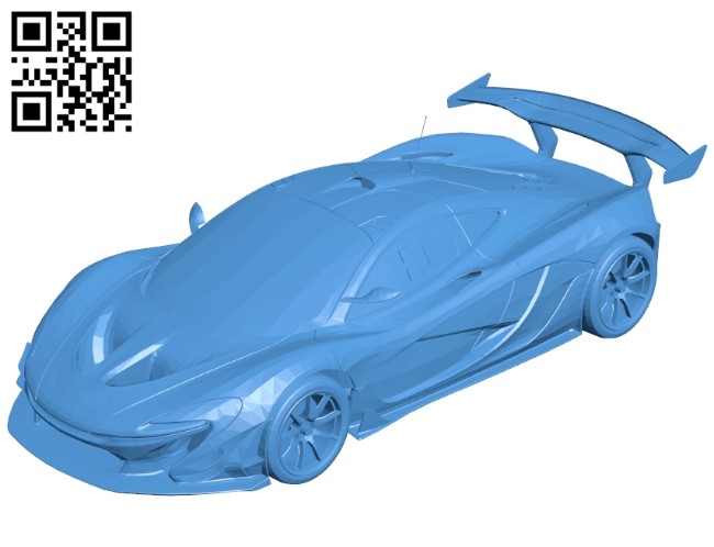 McLaren P1 Car B005330 file stl free download 3D Model for CNC and 3d printer