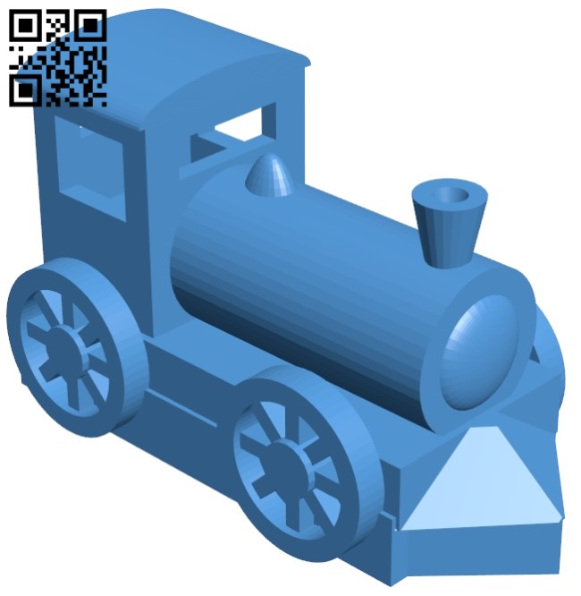 Mexican train engine B005491 file stl free download 3D Model for CNC and 3d printer