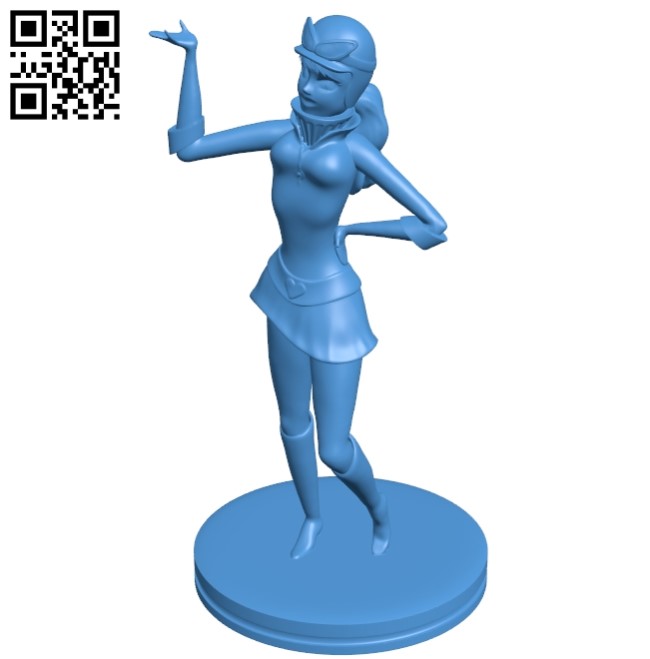 Miss Penelope pitstop B005282 file stl free download 3D Model for CNC and 3d printer