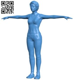 Miss Punk style B005311 file stl free download 3D Model for CNC and 3d printer