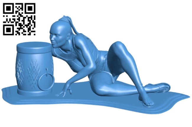 Miss Savage dance B005274 file stl free download 3D Model for CNC and 3d printer