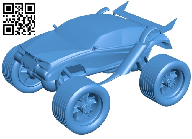 Monster - car B005594 download free stl files 3d model for 3d printer and CNC carving