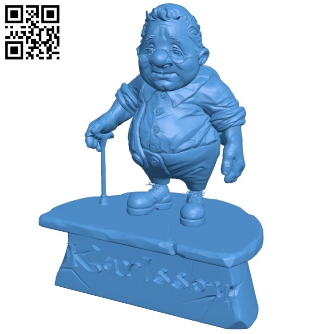 Mr Karlsson B005284 file stl free download 3D Model for CNC and 3d printer
