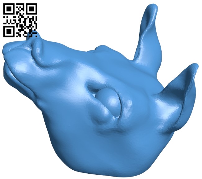 Mule's head B005319 file stl free download 3D Model for CNC and 3d printer