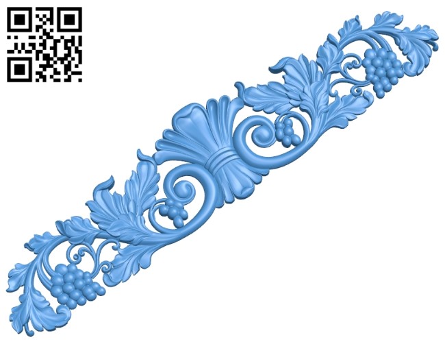 Pattern dekor design A003858 wood carving file stl free 3d model download for CNC