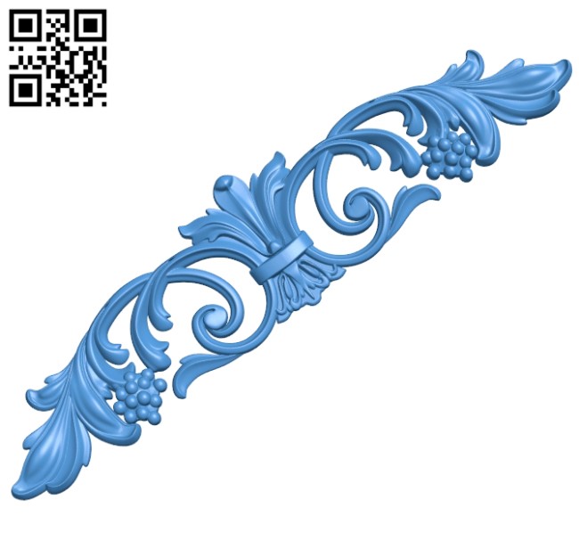 Pattern dekor design A003861 wood carving file stl free 3d model download for CNC