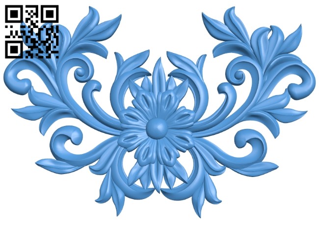 Pattern dekor design A003872 wood carving file stl free 3d model download for CNC