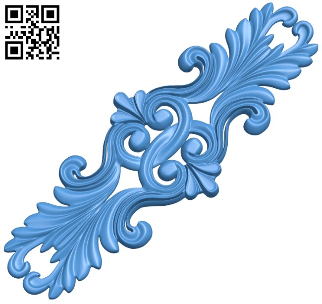 Pattern dekor design A003873 wood carving file stl free 3d model download for CNC