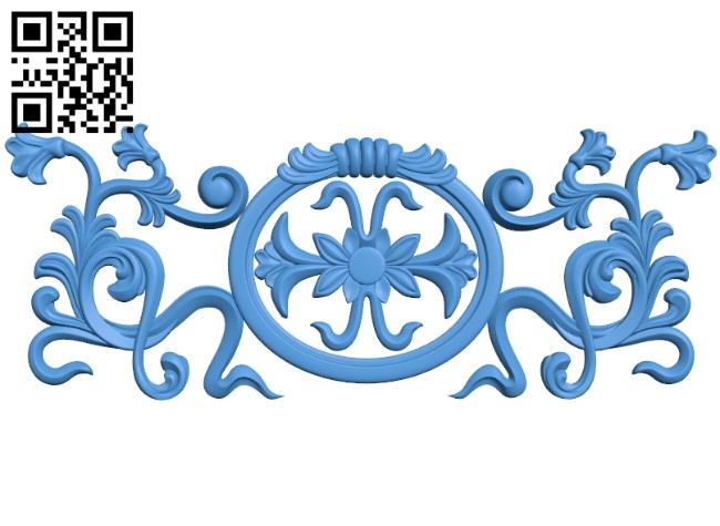 Pattern dekor design A003962 wood carving file stl free 3d model download for CNC