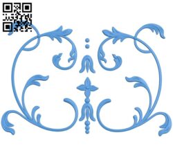 Pattern dekor design A003977 wood carving file stl free 3d model download for CNC
