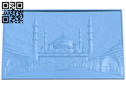 Picture Mosque heart of Chechnya A004166 download free stl files 3d model for CNC wood carving