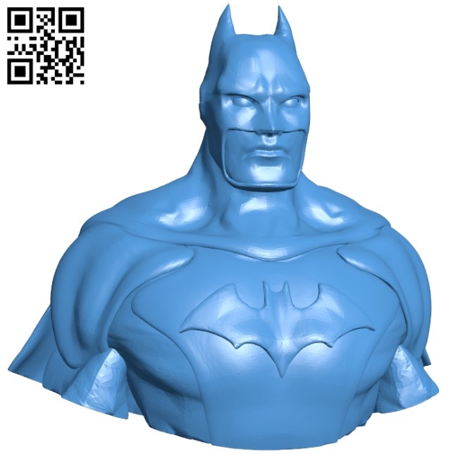Powerful batman B005517 free download stl file 3D Model for CNC and 3d printer