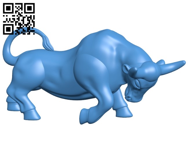 Powerfull Bull B005298 file stl free download 3D Model for CNC and 3d printer
