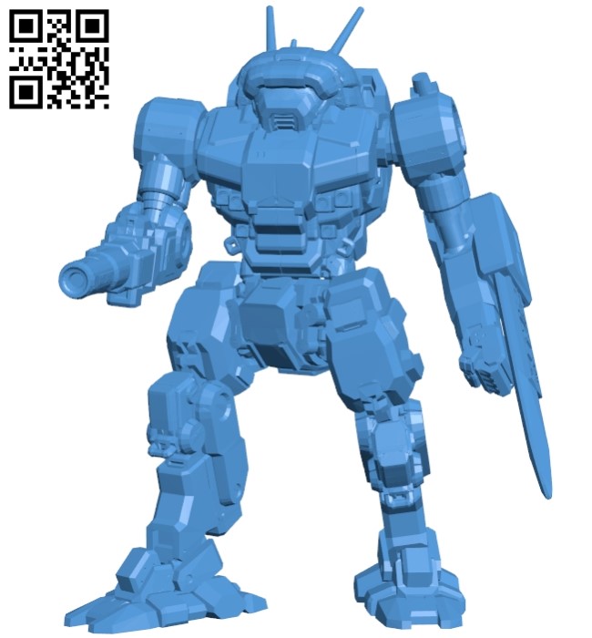 Robot B005646 download free stl files 3d model for 3d printer and CNC carving