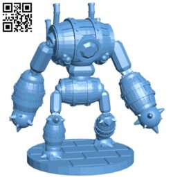 Robot barrel wine B005769 download free stl files 3d model for 3d printer and CNC carving