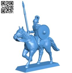 Roman cavalry B005668 download free stl files 3d model for 3d printer and CNC carving